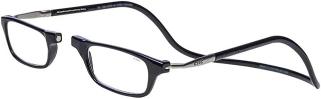 CliC Magnetic Reading Glasses (Long Temples), Computer Readers, Replaceable Lens