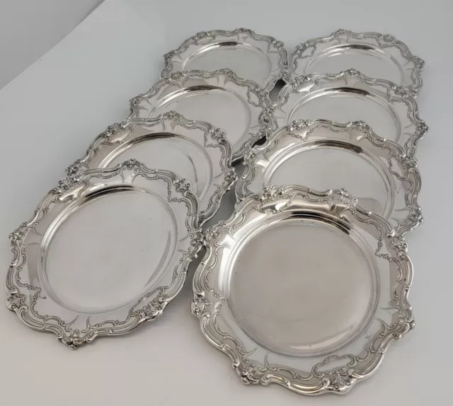 Gorham Chantilly Sterling Silver Plates