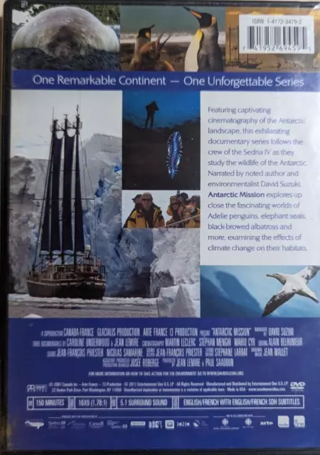 Antarctic Mission: The Complete Series (2007) DVD Documentary New! Sealed! Fast! 2