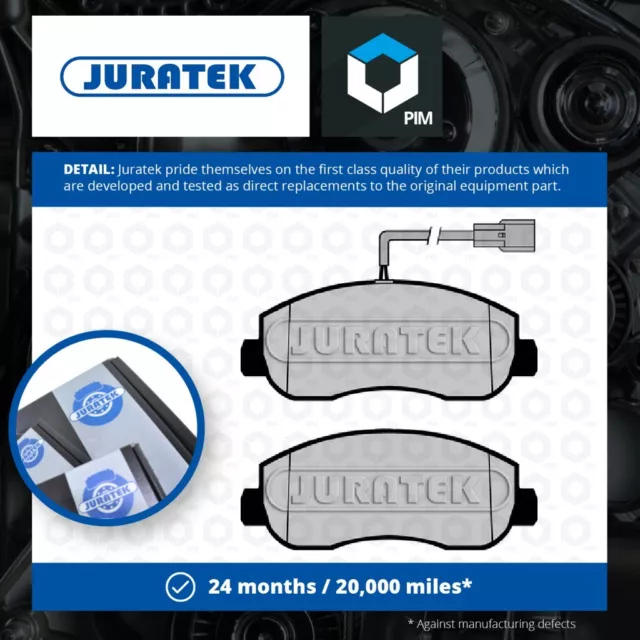 Brake Pads Set fits RENAULT MASTER Mk3 Front 2018 on 5AQ604 410601061R Juratek