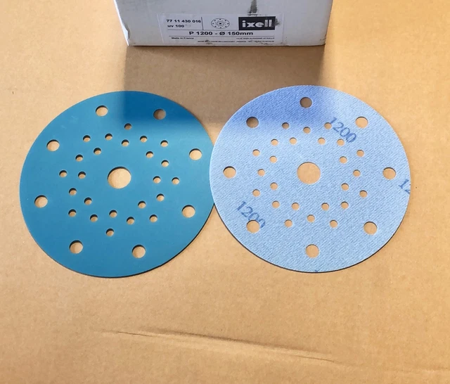 Boîte De Disques Abrasifs Long Life F225 - Grain P800 - 15 Trous - Pour Ponçage Peinture