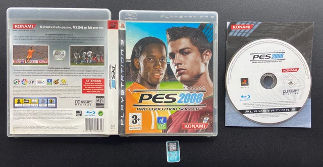PES 2008 (Pro Evolution Soccer) – PS3 – Complet (boîte + notice + disque) - Jeux vidéo