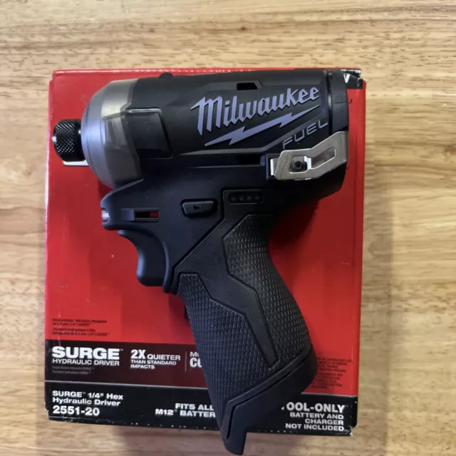 Milwaukee 2551-20 M12 FUEL SURGE 12-Volt  1/4 in. Hex Impact Driver (Tool-Only)