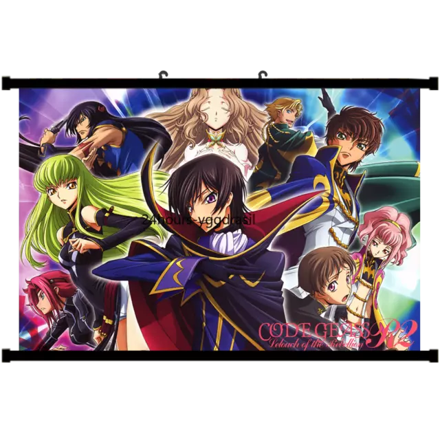 Anime Poster Code Geass CC Lelouch HD Wall Scroll Poster Home Decor 60x40cm  Hot