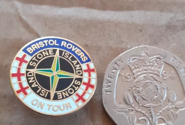 Bristol Rovers On Tour HOOLIGAN Badge