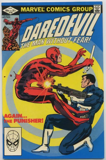 Daredevil 183 NM 1982 Marvel 1st battle with Punisher Frank Miller