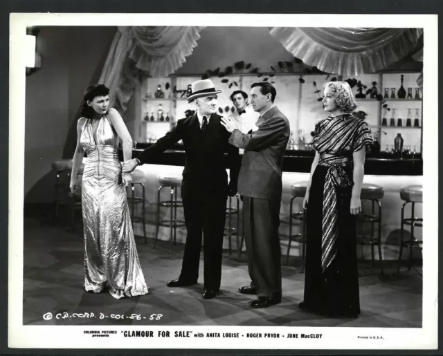 Hollywood Veda Ann Borg Stunning Vtg Orig Photo "Glamour For Sale"