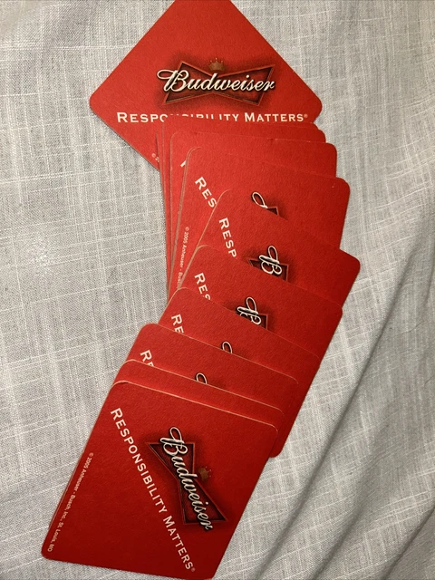 Budweiser 2005 Anheuser Busch, Inc. Coasters Lot Of 13