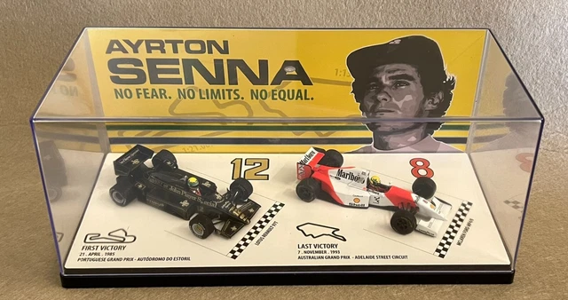 Ayrton Senna X4 1/43 Lotus McLaren Figurines Driver F1