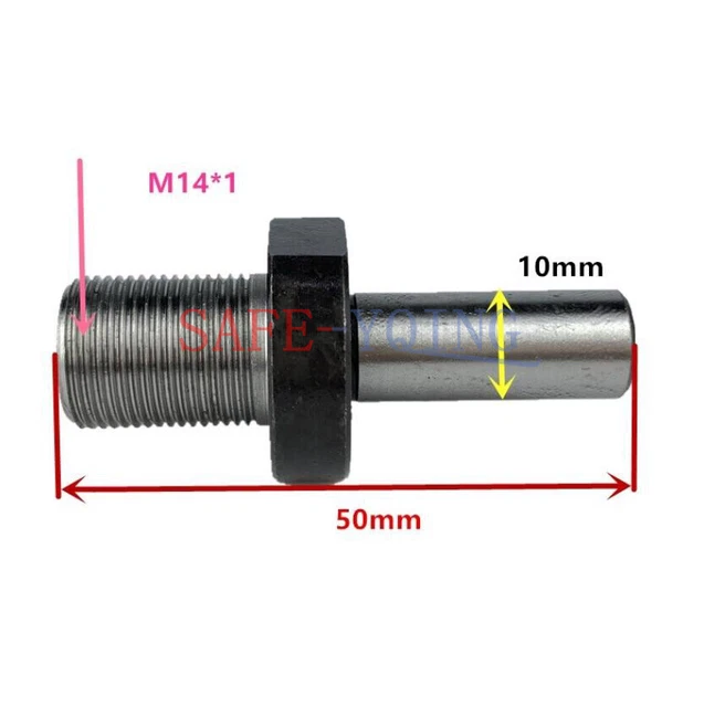 ONE 10 MM Holding Arbor Fit For K01-50 2" Self-centering 3 Jaw Mini Chuck NEW