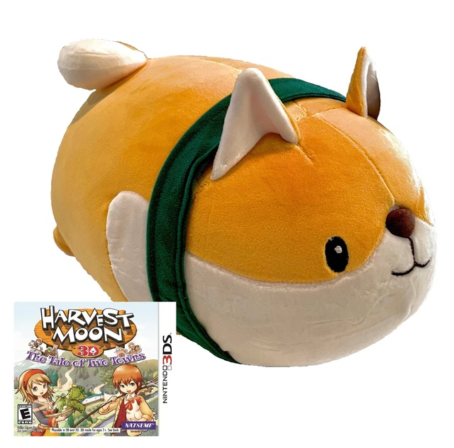 Harvest Moon Tale of Two Towns 12" Plush Corgi Dog Nintendo 3DS