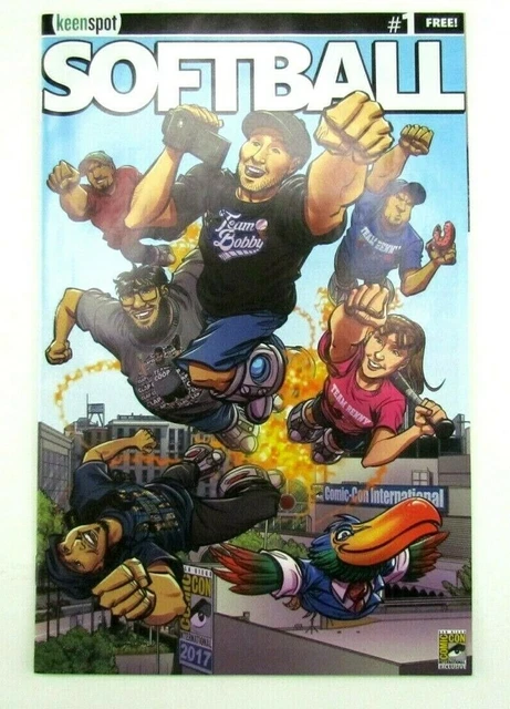 Keen Spot Softball #1 San Diego Comic Con SDCC 2017 Variant Cover RARE HTF