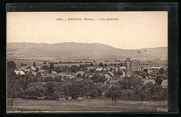 CPA Anteuil, Vue Generale, L´Eglise