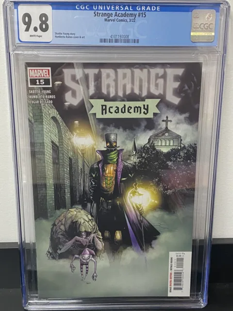 Strange Academy #15 CGC 9.8 (Marvel 2022) 1st Gaslamp cover 1st print