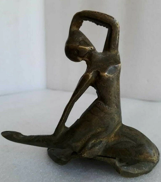 Iraq Iraq Saddam Hussein Dancing girl donne ballerina posacenere Ottone...