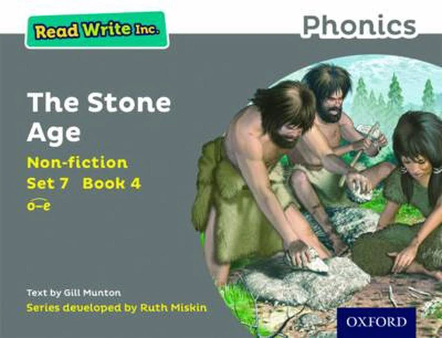 READ WRITE INC. Phonics: the Stone Age (grey Set 7 Non-fiction 4) by ...