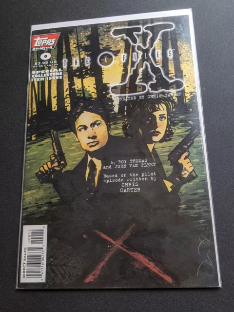 The X-Files #0 1996 Topps Comics SPECIAL COLLECTORS ITEM