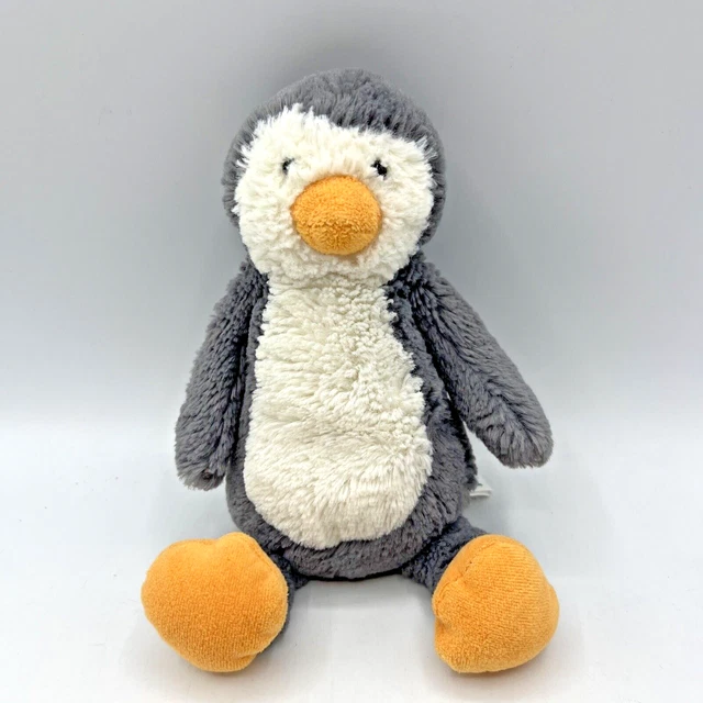 JELLYCAT PEANUT PENGUIN Small Soft Toy Soother Baby Comforter plush £16
