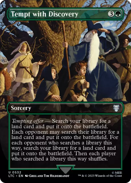 1x Minas Tirith (0341) (Borderless) FOIL - MTG Lord of the Rings - #341