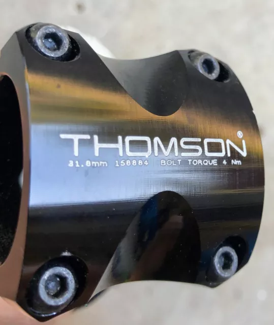 Thomson Elite X4 MTB Stem Black, 80mm, 31.8mm, 1.1/8", 10 Degrees