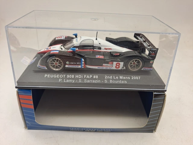 Miniature Peugeot 908 HDI FAP #8 le mans 2007 1/18 Solido - Collection