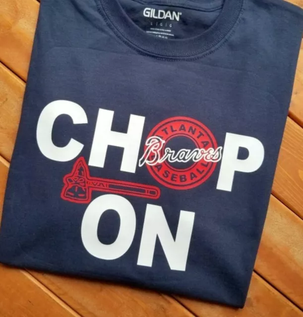 Rare Vintage Atlanta Braves The Miracle Team Tomahawk Chop T Shirt 90s White M