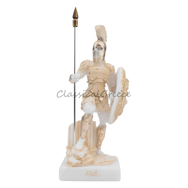 BeautifulGreekStatues Hermes Büste - Alabaster Skulptur 21cm