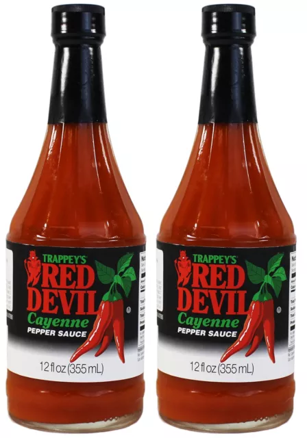 Red Devil Sauce Hot 12 fl oz (Pack of 2 )