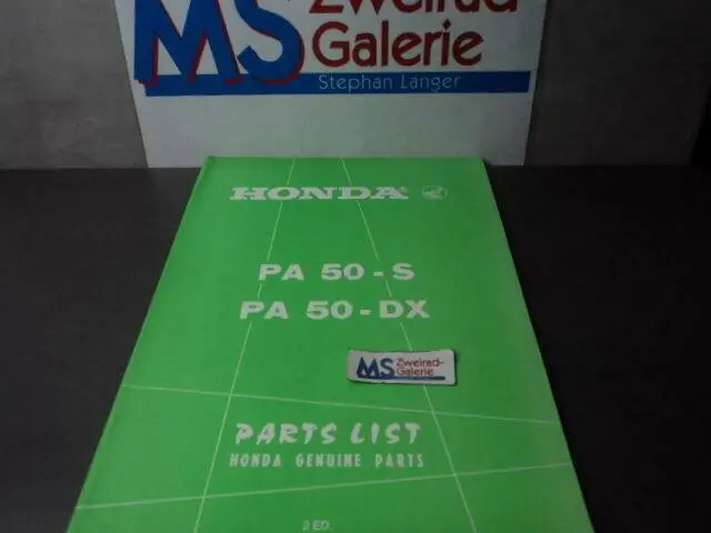 original Honda PA 50 S DX 2 ED Ersatzteilkatalog Ersatzteilliste Handbuch Parts