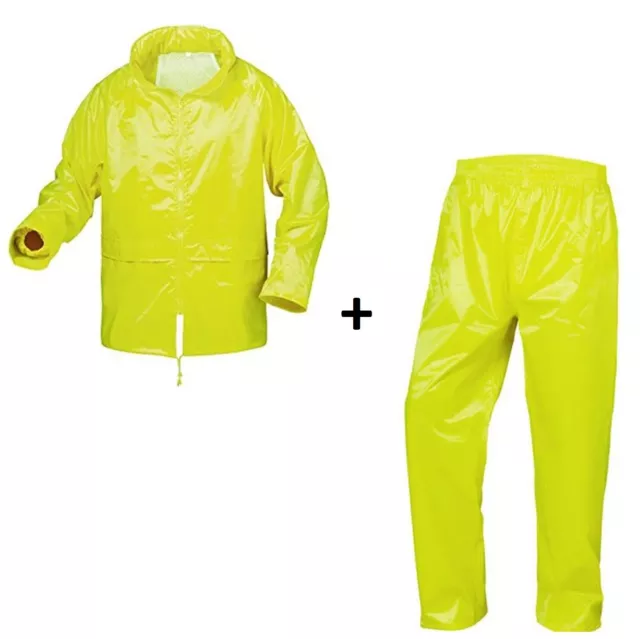 Regenjacke mit Regenhose im Set Windjacke Windbreaker Norway Regenschutz Gr. S-L