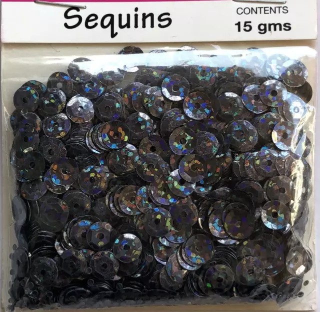 Sequins Cup 6mm Sewing Embellishment 15gram Pack Dance Costume AB Grey Sequin