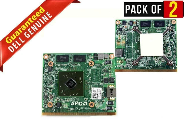 LOT x 2  OEM Genuine Dell ATI 512MB Mobility Radeon Video Card PYNG5