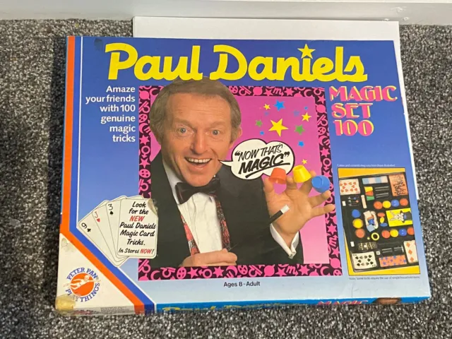 VINTAGE PAUL DANIELS MAGIC SET - Incomplete