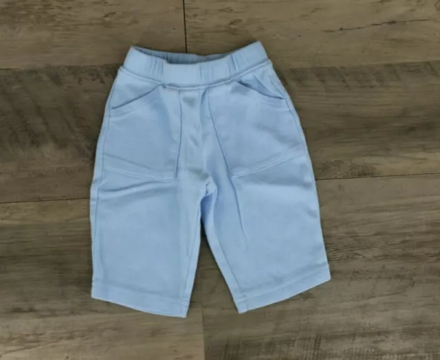 Carters Just One Year Infant Baby Boy Sweatpants Size 0-3 Months Pale Blue