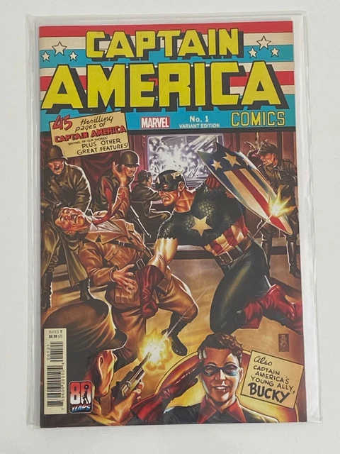 Captain America 80th Anniversary Tribute #1 - Brooks Homage Variant Cover - NM/M