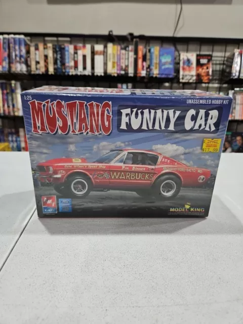 AMT 21639 DADDY WARBUCKS MUSTANG Funny Car Kit McM 1/25 FS- FREE 🇺🇸 SHIPPED