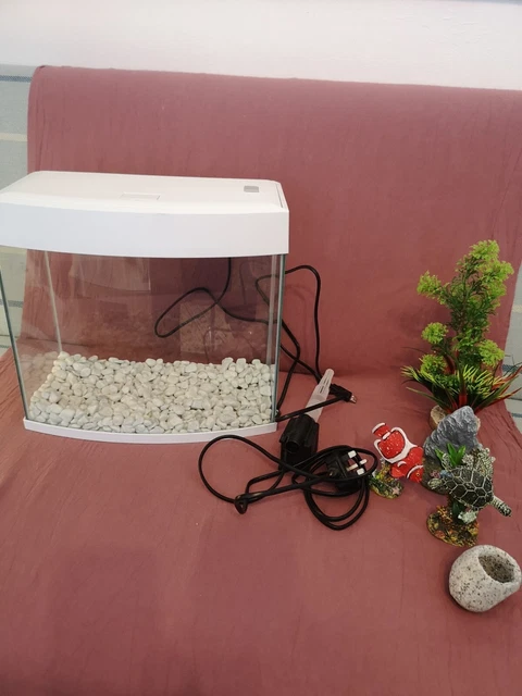 fish tank aquarium gold fish marine size small with accessories and pump used