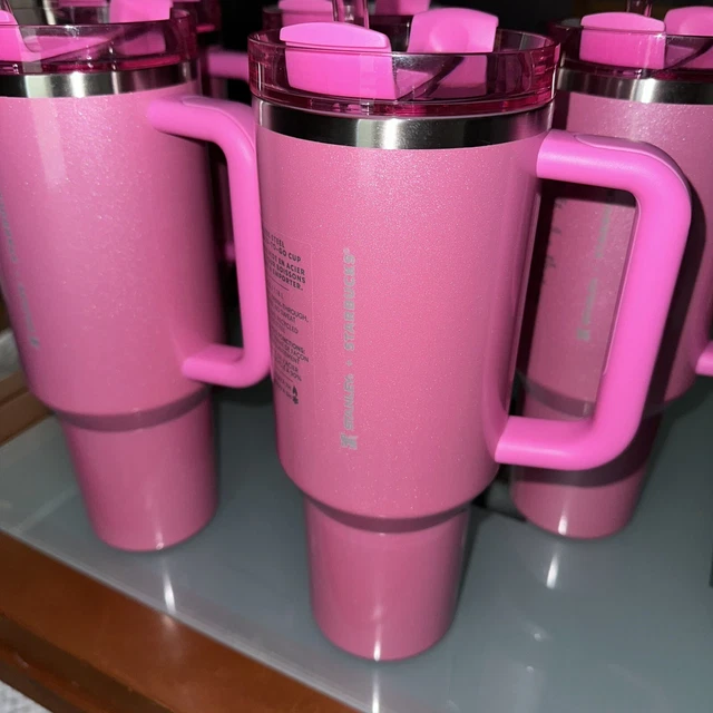 STANLEY X STARBUCKS Exclusive 2024 Winter Pink 40oz Tumbler *NEW AND