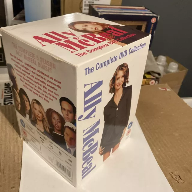 Ally McBeal: The Complete Seasons 1-5 DVD Box Set DISCS LIKE NEW EABOX 1250G