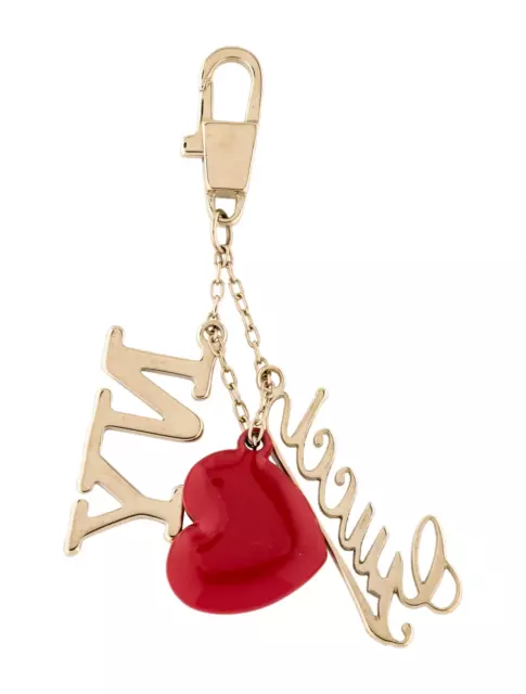Authentic GUCCI Key Holder Bag Charm SIGNATURE LOVE NEW YORK NEW FREE US S/H