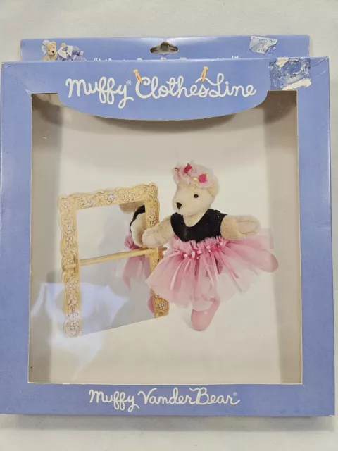 NABCO Muffy Vanderbear Muffy ClothesLine 'Ballet Bar and Mirror' Ballet Set NIP