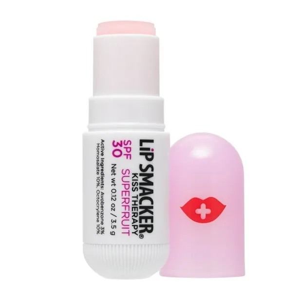 Lip Smacker kiss Therapy Sunscreen SPF 30 Lip Balm Superfruit: 0.12oz/3.5gm