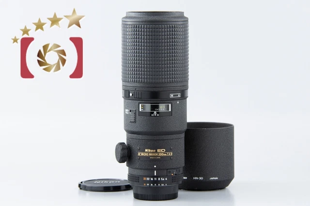 Near Mint!! Nikon AF MICRO NIKKOR 200mm f/4 D ED