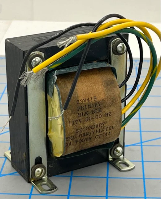 Thordarson 23V419 Primary 117V 50-60Hz Secondary 24V CT 4A Power Transfromer