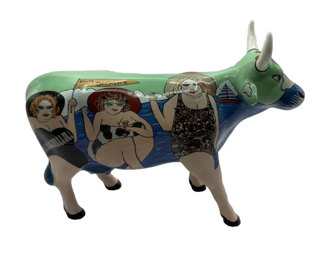 Cow Parade Westland #9199 Fun Seeker Women Swimsuit Beach Water 2001 Retired