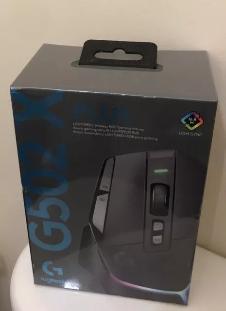 Logitech G502 X Plus Wireless Gaming Mouse Brand New Sealed