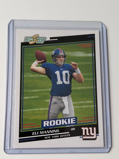 Donruss Playoff Score 2004 Eli Manning Giants Rookie RC NFL