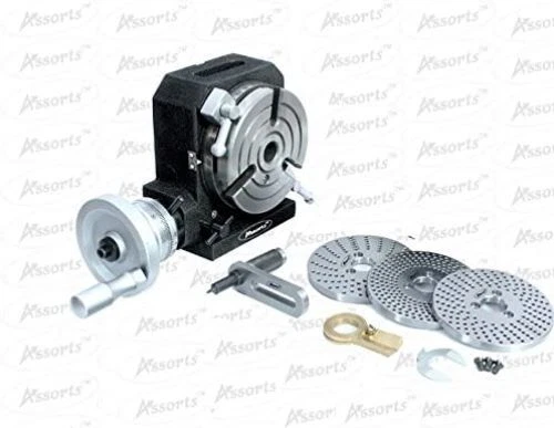 Hv4,110 Mm Horizontal Vertical Rotary Table With Dividing Plate Set For Indexing