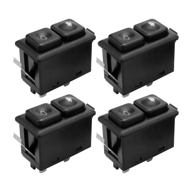2X(4 Pièces Lève-Vitre Électrique Commutateur Toit Ouvrant Illuminé pour  E30 8)