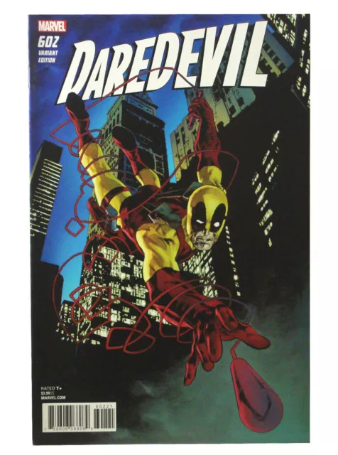 Daredevil #602 Variant Edition Mike Perkins Deadpool Cover Marvel Comics 2018